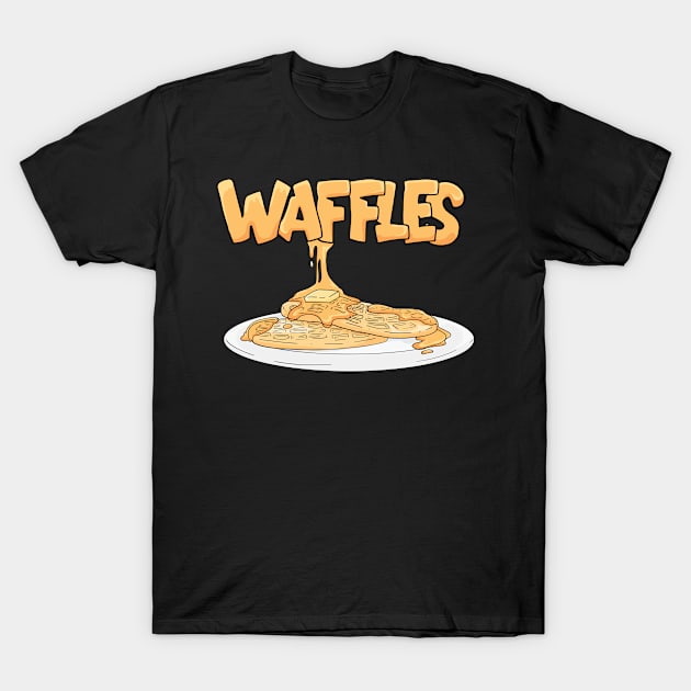 Waffles T-Shirt by KAWAIITEE
